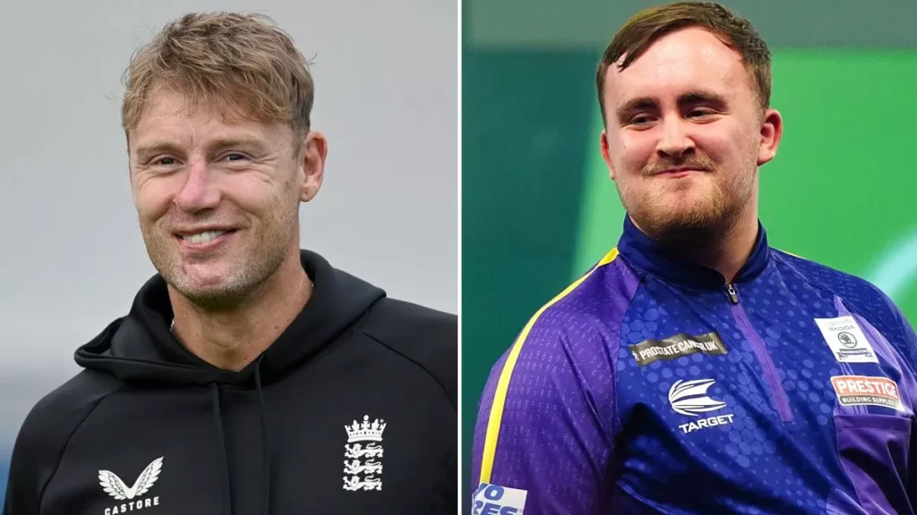 Freddie Flintoff Luke Littler Bullseye ITV